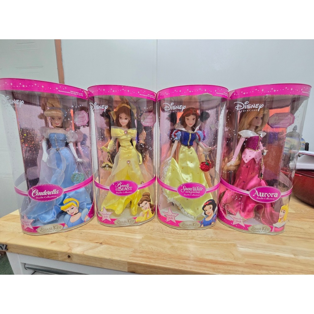 Disney Princess "Starlit Collection" Porcelain Dolls–Brass Key – Special Edition